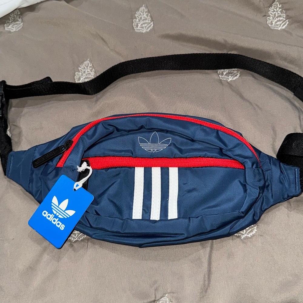 NWT Adidas National Waist Pack Fanny Pack Red